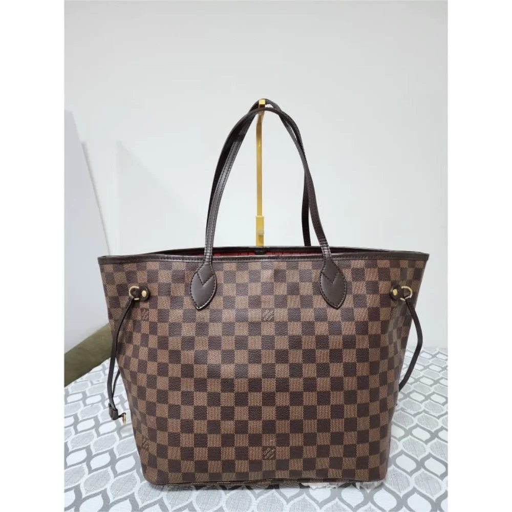 Authentic Louis Vuitton Damier Ebene Neverfull MM